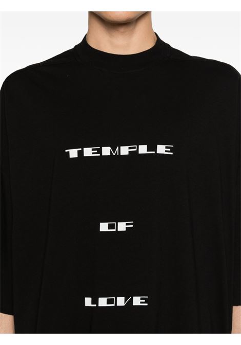 tommy t t-shirt man black RICK OWENS DRKSHDW | DU01F4259 RNEP70911